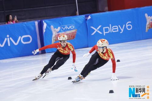 《来吧冠军2》挑战短道速滑张柏芝冰面起舞