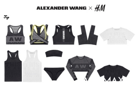 Alexander Wang X H&M系列完全曝光 11月6日正式发售